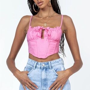 Princess Polly Sheri Pink Top